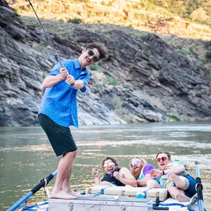 The Country Club Fondue Gold Lens Sports Sunglasses in Teal