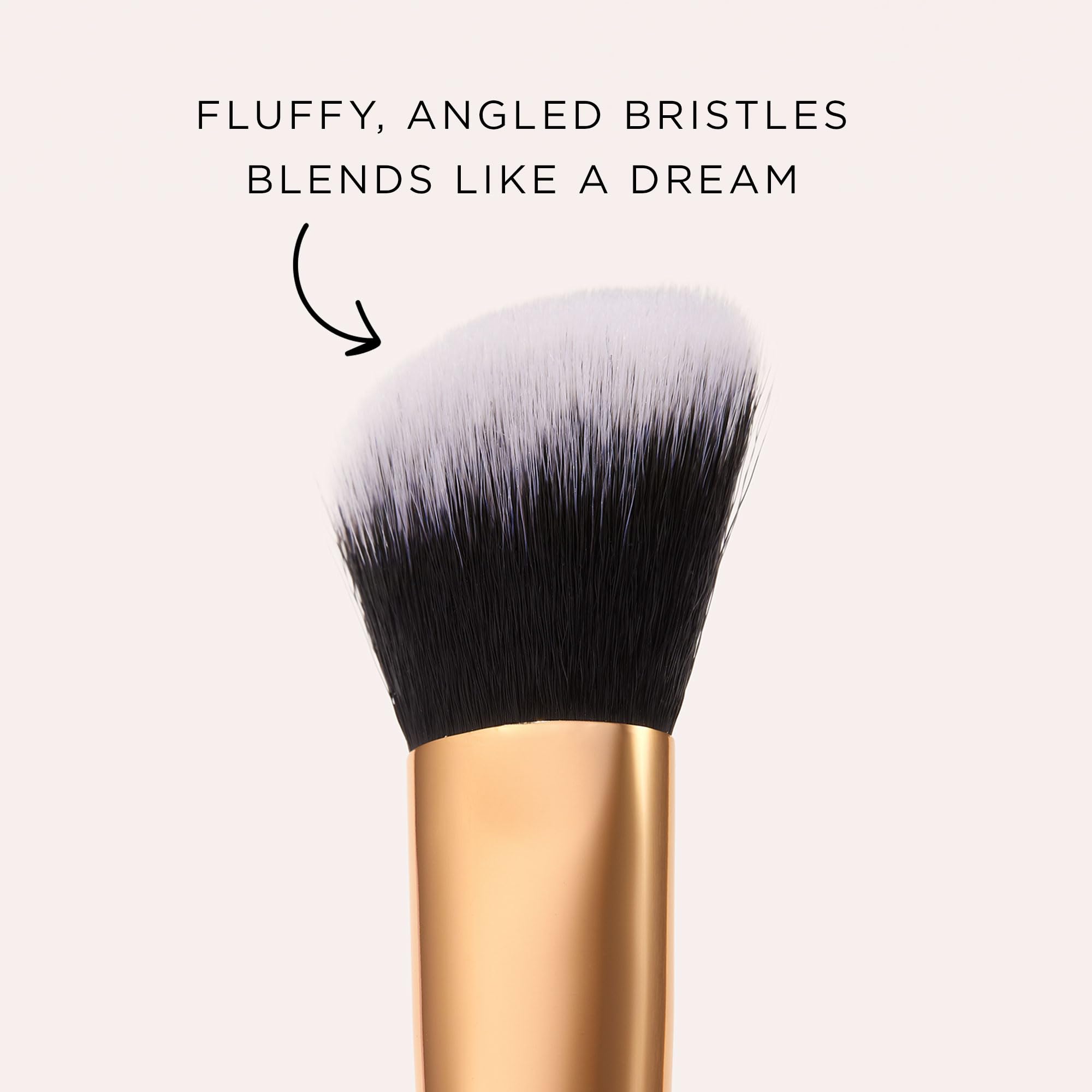 concealer paw brush - angled for seamless application Dual-Sided