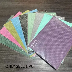 A3 Self-Healing Cutting Mat, PVC Desk Mat, Double-Sided Gridded Cutting Board, Non-Scratch Desktop Protector, for Student DIY Crafts, Cutting Supplies