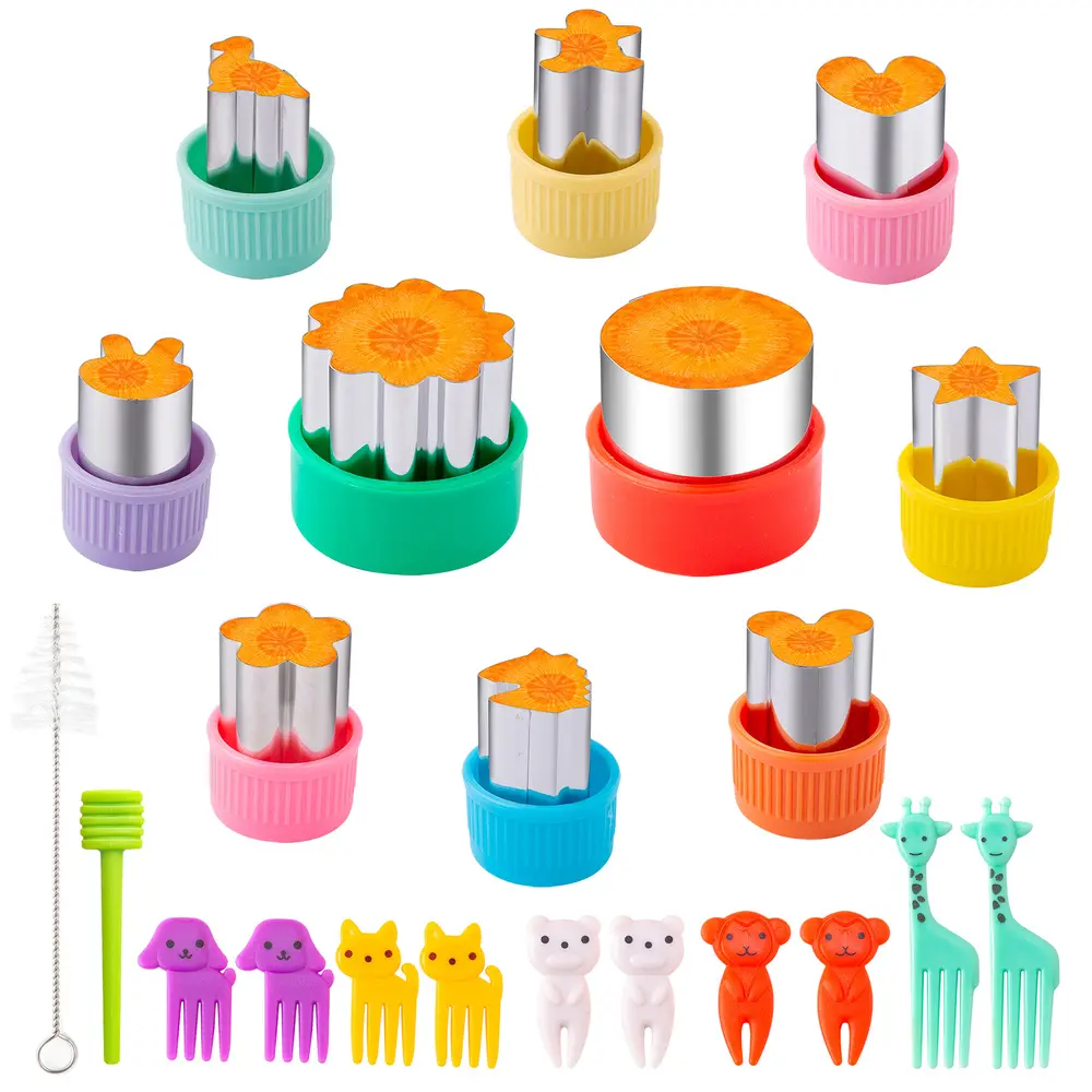 Kids Baking Kit - Child-Friendly Non-Toxic Smooth-Edge Kitchen Bakeware, Square Mold & Food-Shaping Utensils for Ages 6+ Independent Use
