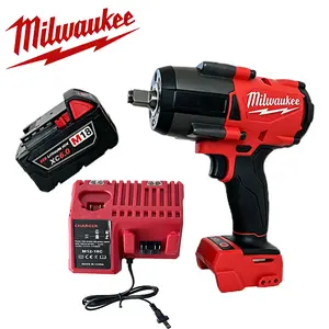 Milwaukee 1/2" Brushless High Torque Impact Wrench - 1000Nm Max Power Heavy Duty Electric Tool for Auto Repair & Garage Maintenance Cordless Dual-Purpose