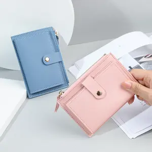 Women's Short Wallet with Zipper Coin Pocket - 2025 New Compact Card Holder Organizer for Multiple Cards, ID & Cash, Simple Design Gift for Her