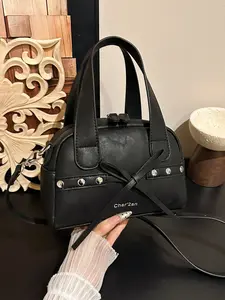 Elegant Bow Clasp Handbag for Women, Medium Size, Perfect Gift, Shopping, Dating, Commuting, Photography, Business Travel, Vacation