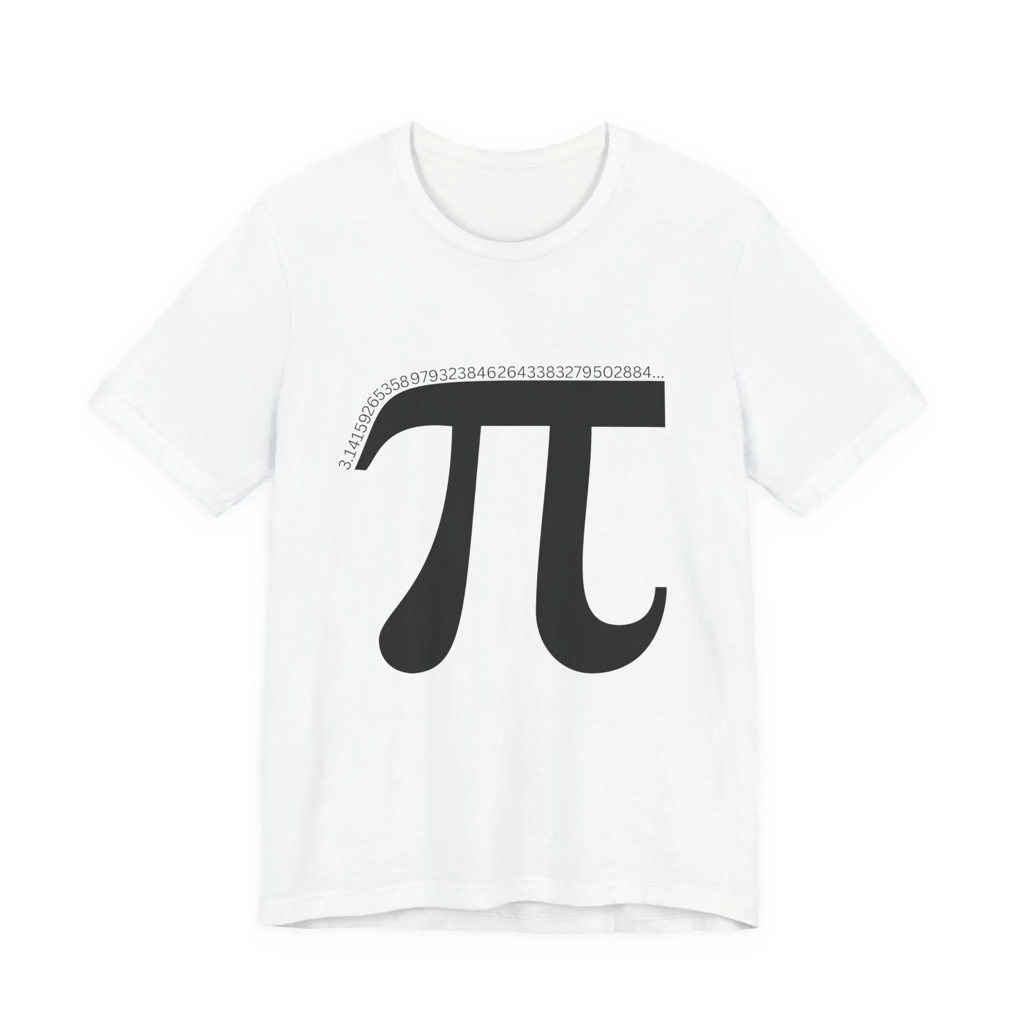Pi Symbol T-Shirt - Classic Math T-Shirt (Pi with digits)