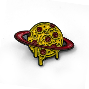Planet Pizza Enamel Pin