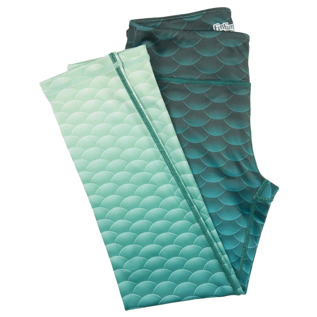 Deep Sea Green Mermaid Leggings
