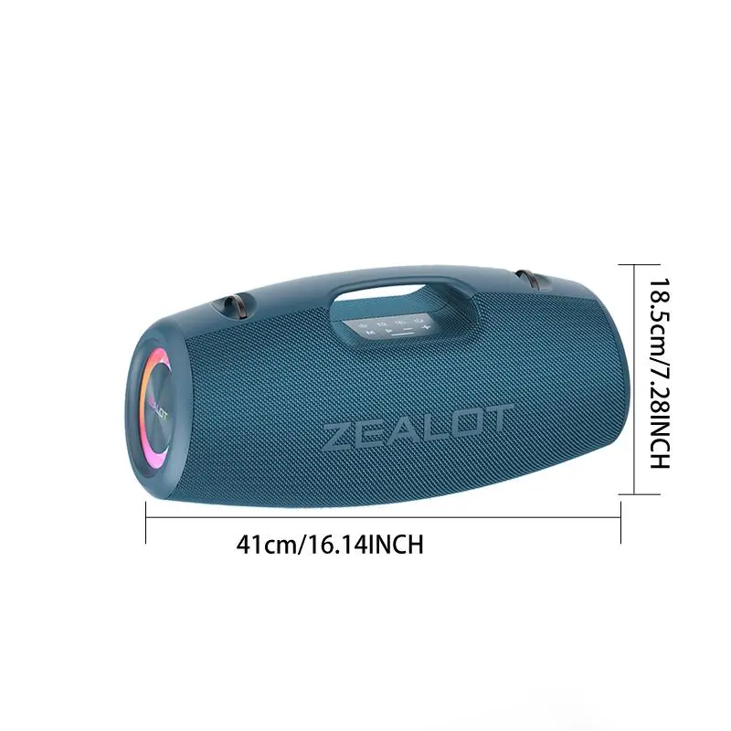 ZEALOT S78 Wireless Speaker, 100W Portable Waterproof Subwoofer