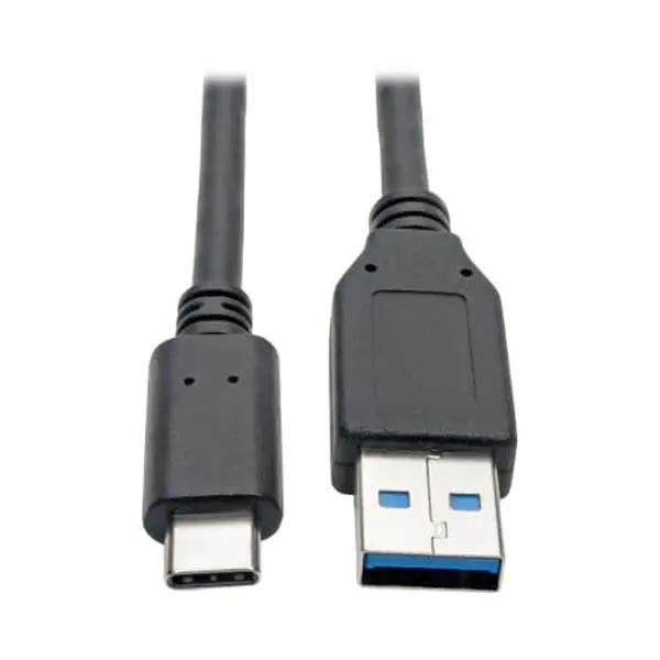 Tripp Lite 6 ft USB-C to USB-A 3.1 Gen 1 Male-to-Male Black Electronic Connector Cable for Computer Ports, Mobile Device Charging