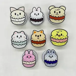 Kpop Inspired Macaron MagSafe Phone Grip - Magnetic Phone Stand Holder - Sweet Fan Accessory