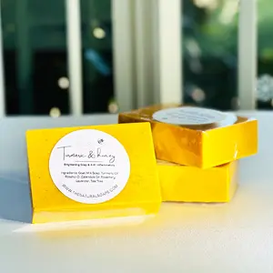 The Natural Soaps Turmeric & Honey Soap - Yellow Bar Soap