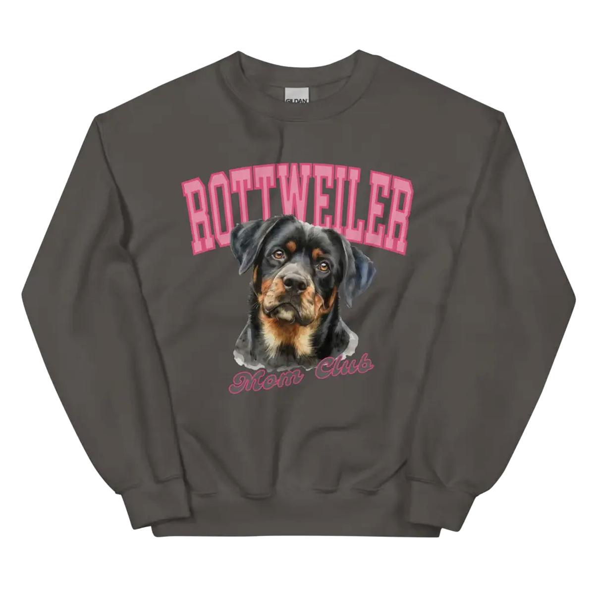 Rottweiler Mom Club Sweatshirt ~ Sweatshirt Unisex Apparel Relaxed Fit Printed In The Usa Clothing Womenswear Casual And Classic Hoodie and for Men & Women Rottweiler Mom Club Sweatshirt ~ Sweatshirt Unisex Apparel Relaxed Fit Printed In The Usa Clothing Womenswear Casual And Classic Hoodie and for Men & Women
