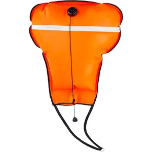 70lb Scuba Lift Bag, Diving Lifting Salvage Bag with Over Pressure Valve, High Visibility Open Bottom with Reflective Strip, Nylon Webbing D Ring for Underwater Scuba Diving Snorkeling