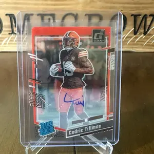 Cedric Tillman - 2023 Donruss Clearly Rated Rookie Autograph #54