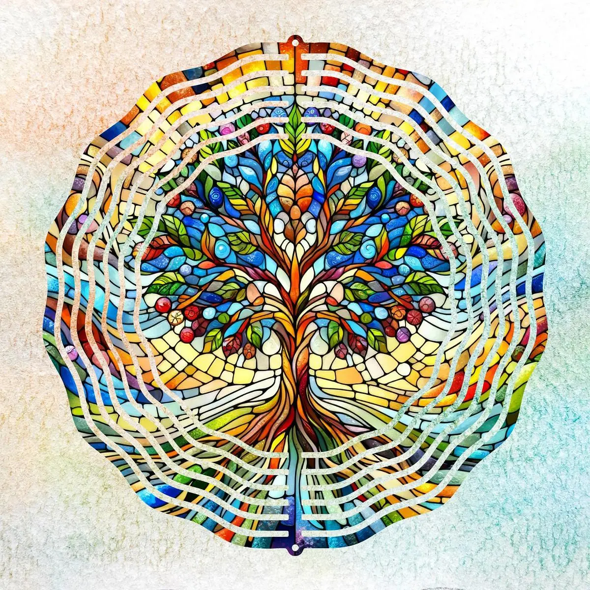 Tree of Life with 4 design choices - a Wind Spinner