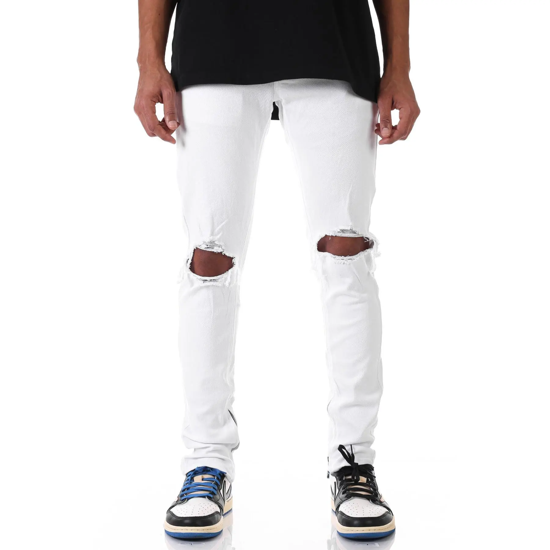 KNB3119 White | KDNK Pure White Skinny Stretch Jeans