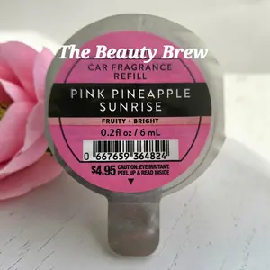 White Barn's Pink Pineapple Sunrise Scentportables Fragrance Car Refills