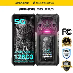 Ulefone Armor 30/Armor 30 Pro Android 15 Rugged Phone,24GB Ram+512GB Rom,64MP Night Vision+50MP+50MP+32MP Camera,12800mAh(66W) Battery,Versatile LED Light,118dB/28mm Loudspeaker,6.95" FHD & 120Hz Screen,MediaTek Helio G100,Al-powered Shots,IP68 Smartphone