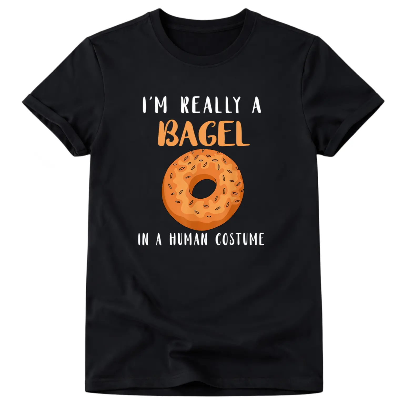 Bagels Human Costume Baker Baking Bagel Lover Bagel T-Shirt