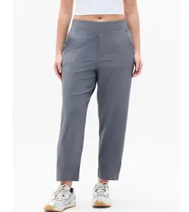 Brooklyn Mid Rise Ankle Pant, Color Slate, Tapered