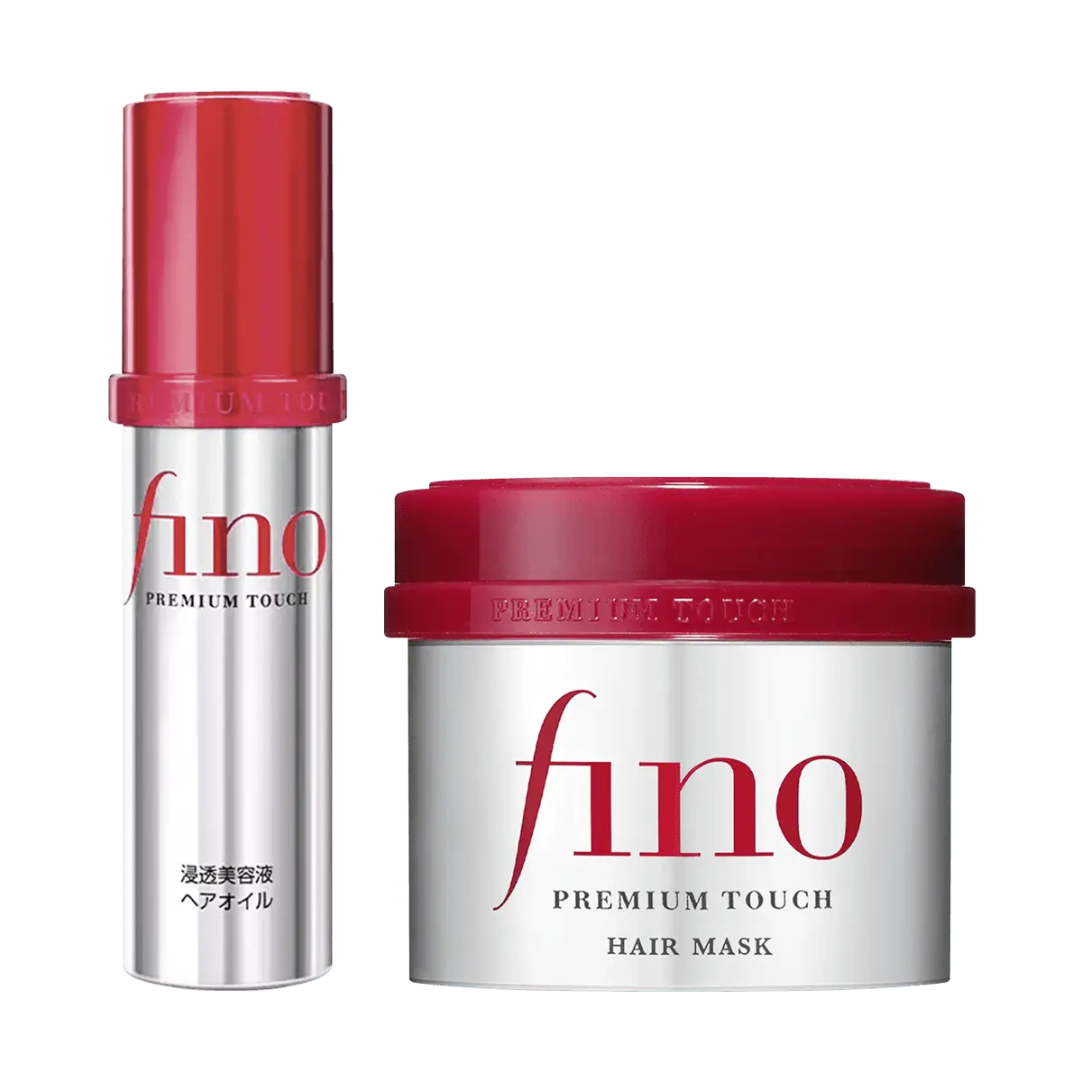 Fino Deep Repair Hair Mask (230g) - Japanese Haircare Set with Red Bottle Oil, Silky Smooth Restore Effect & Fragrance, Repairing, Dyeing Hair, Non Greasy Moisture, Glossy Hair