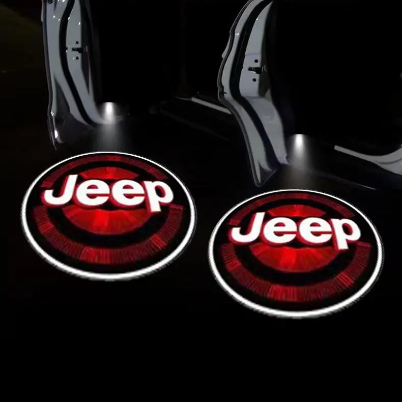 Viral Car Door Welcome Lights - Auto Sensing LED Projector, Easy Install for Night Safety | Show Your Style with Multiple Logos & Colors | Perfect for Garage, Car Shows, Night Driving, gift for dad, Led Car Ambient Light, Cars