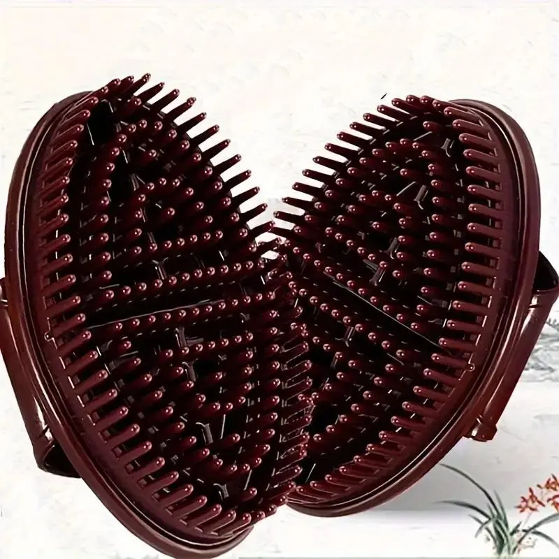 3pcs Manual Full Body Pulse Massage Brush, Body Care, Alcohol-Free, No Batteries Needed, Dual-Sided Design, Non-Electric Personal Massager Tools, Relaxation Aid