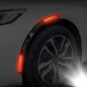 Car Wheelbrow Anti-Collision Stickers: Enhance Your Ride with Reflective Carbon Fiber Side Markers