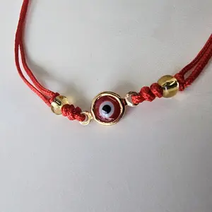 Pulso Amuleto contra mal de ojo-Red String Evil Eye adjustable amulet bracelet