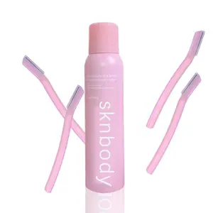 Hair ldentifier Spray for FaceDermaplaning, Hair ldentifier Sprayfor Face Shaving, Dermaplane Spraywith 8 Shavers