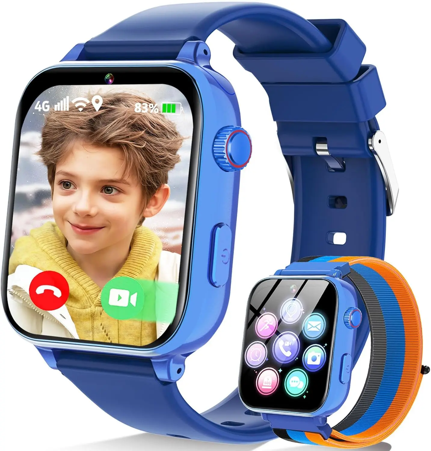 Kids Smart Watch with Call Function, Fitness Tracker for Children (Phones & Electronics, Smart Wearable Devices) Card Button