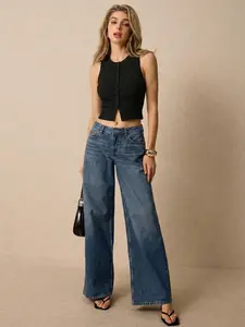 Women's Ribbed Front Button Vest, Sleeveless Slim Knit Waistcoat, Casual Summer Round Neck Cardigan, Y2K Basic Vest, Retro Style