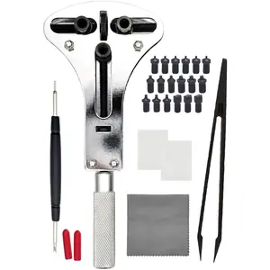 Watch  Replacement Tool, 3 Point Large Wrench for Wristwatch Case  Open,   with 18 Bits