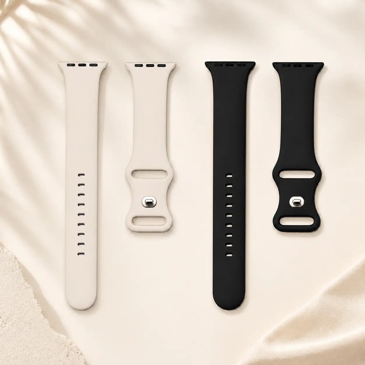 Sport Silicone Band Compatible with Apple Watch Bands 38mm 40mm 41mm 42mm 44mm 45mm 49mm Soft Waterproof Replacement Strap for Series 1 2 3 4 5 6 7 8 9 SE Ultra Women Men( This product does not include an Apple Watch)