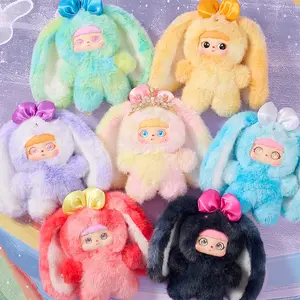 Cute Bunny Plush Keychain Blind Box, Adorable Soft Mini Toy Accessory, Perfect Gift for Kids & Collectors, Unique Surprise Inside!