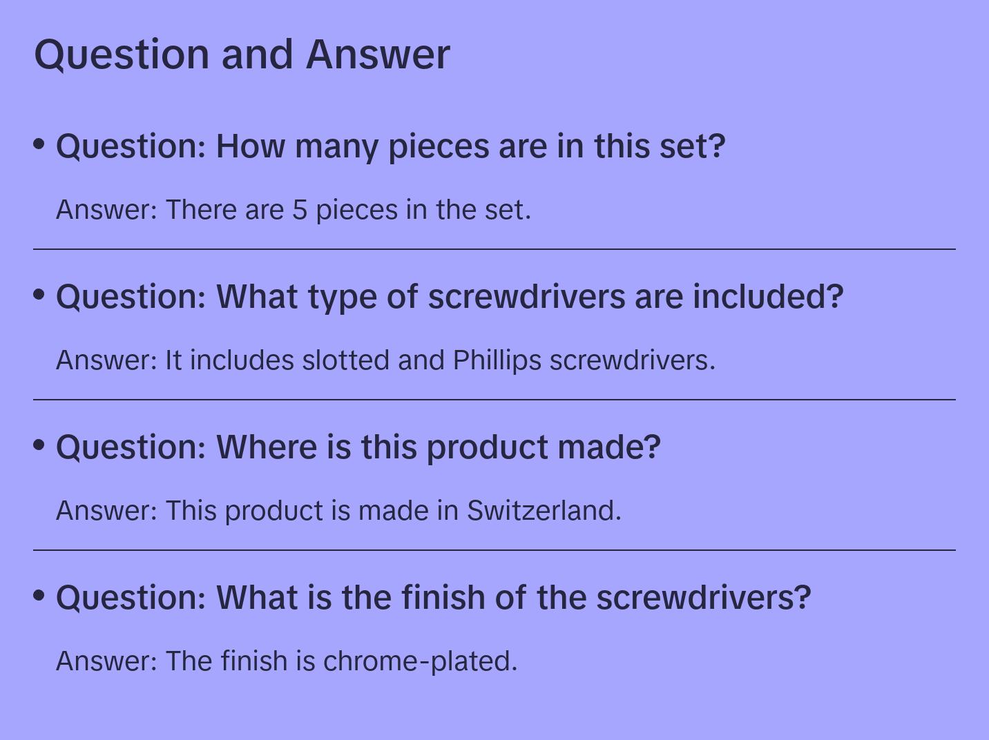 PB Swiss PB 5542.SU SL GY Screwdriver Set Slotted/Phillips in Roll-Up Case with Classic VDE Handle, 5 Pcs