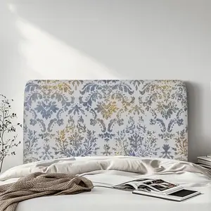 Floral Pattern Bed Head Cover Dustproof Protector Cover,Soft Comfortable Headboard for Queen,Stretch Bed Headboard Home Decor