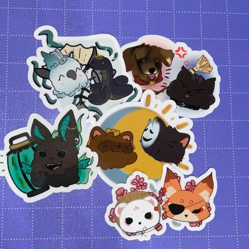 Heavenly Official Ship Stickers| HuaLian, BeefLeaf, QuanYin, Ghost ...