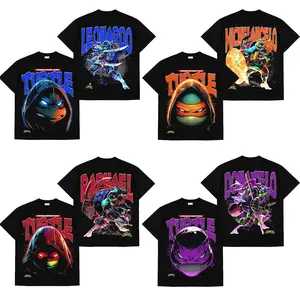 Teenage Mutant Ninja Turtles Premium Cotton T-Shirt, Leonardo Raphael Michelangelo Donatello Shirt, Character Comics Fans Shirt, Superhero T-Shirt, Comic Book Fans T-Shirt, Superhero Graphic Tee