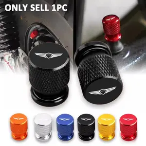 4PCS Car Tire Valve Stem Dust Cap Tire Valve Nozzle Vehicle Accessories Tool For Genesis G80 GV70 GV80 GV60 G70 Essentia Neolun G90 GV90