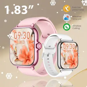 Universal Smart Watch for Android & iPhone | 1.83'' Touch Display | Multi-Function | Ideal Gift for Family & Lover