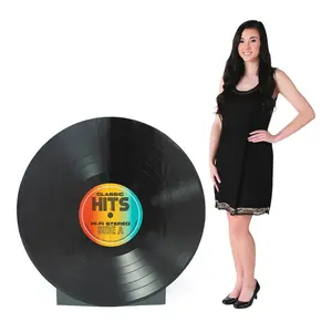 44" Vinyl Record Cardboard Cutout Stand-Up