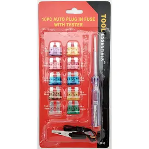 WorldWide Sales Online Tool Essentials 10pc Automotive Fuse & Fuse Tester Set