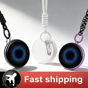 Digital Badge Electric Badge Video E-Badge Touchscreen Pin with Custom Video Photo/GIF Display, Bluetooth & Device Sharing, 7-Color Light Modes, Up to 10-Hour Battery Life