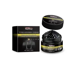 Rayhong Car Tire Reconditioning Wax 50g  Long lasting shine anti stain anti aging  Tire maintenance polishing wheel blackening and refurbishing cleaning solution