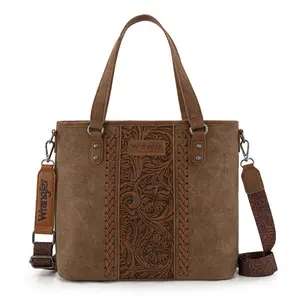 Wrangler Tote Bag for Women Aztec Handbags with Crossbody Strap