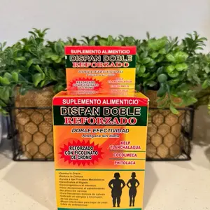 Dispan Doble Reforzado Suplemento Alimenticio con Kelp Tlanchalagua Cocolmeca y Phitolaca