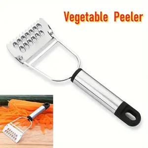 1pc Multifunction Stainless Steel Vegetable Julienne Grater Peeler Cutter Potato Carrot Fruit Slicer Kitchen Shredder Portable Kitchen Accessories Kitchen Gadgets