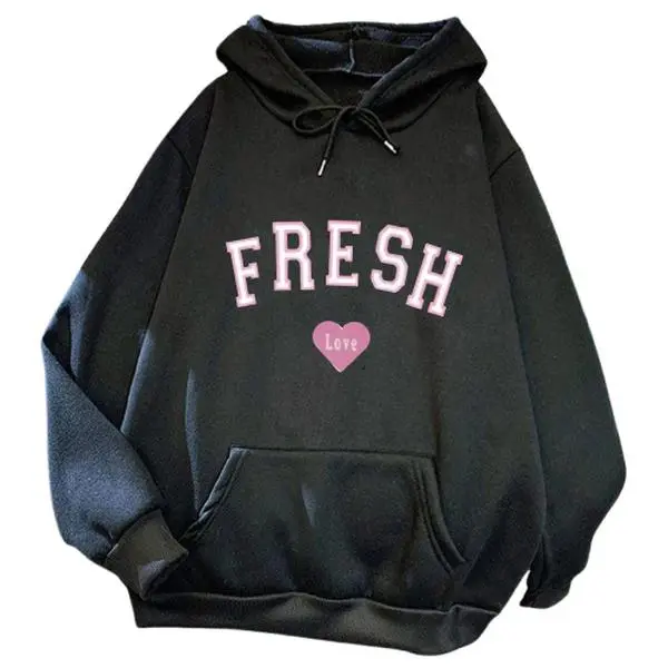 Sturnioloo Triplets Love Hoodie - Unisex Streetwear Sweatshirt For Trendy Women Cotton Fit