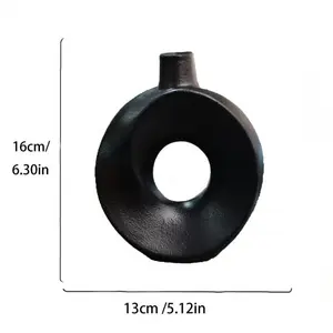 Hot selling minimalist donut vases, dried flowers, home decor, hotel office decorations, and luxurious accommodations