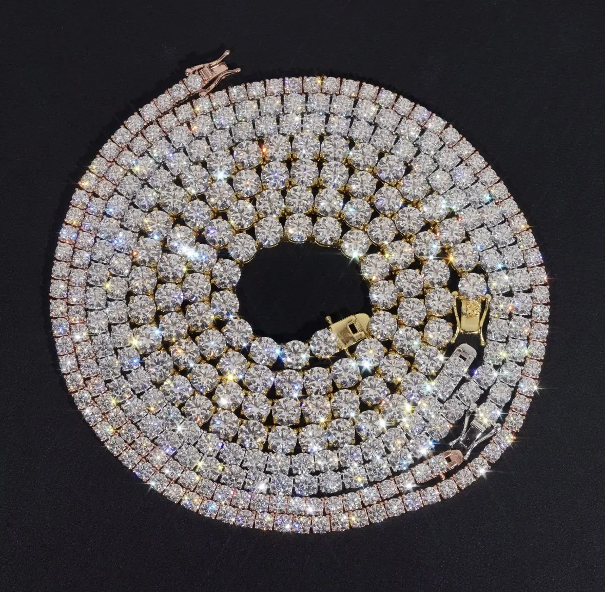 VVS Moissanite Tennis Bracelet | Sterling Silver | Passes Diamond Tester | GRA Certificate Included